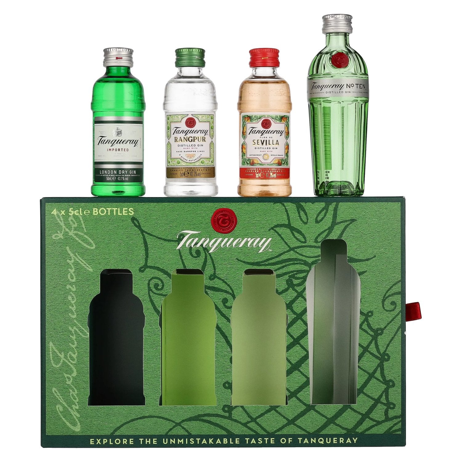 Tanqueray Gin Miniatures Set 43,3% Vol. 4x0,05l in gift box