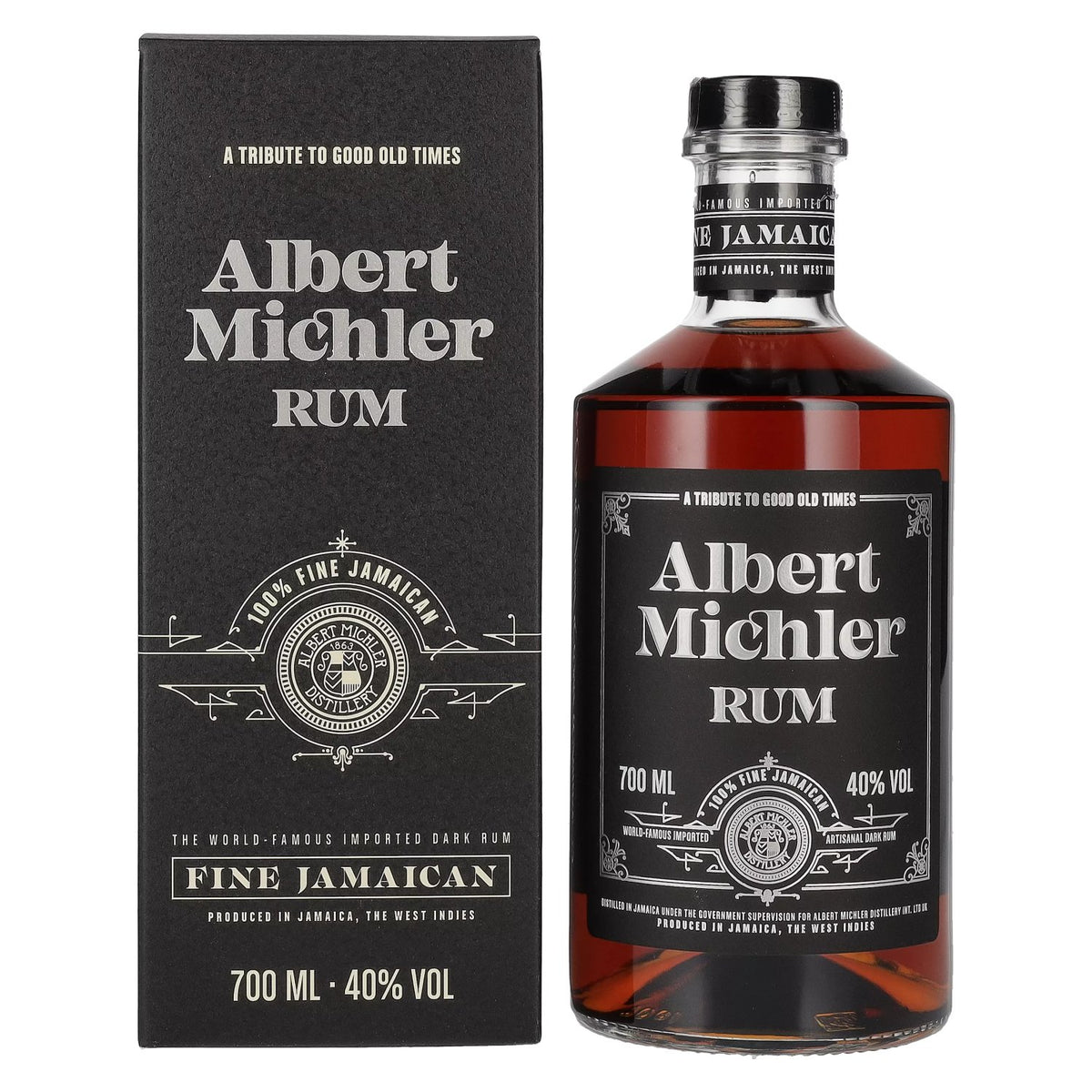 Albert Michler Jamaica Dark Rum 40% Vol. 0,7l in gift box