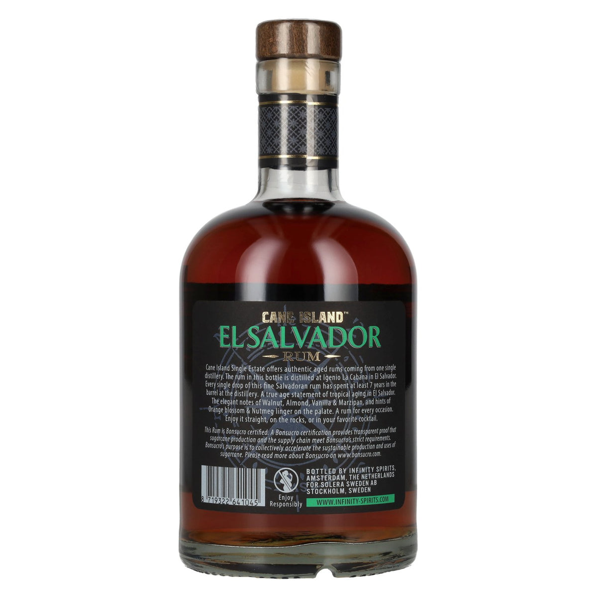 Cane Island EL SALVADOR 7 Years Old Single Estate Rum 43% Vol. 0,7l