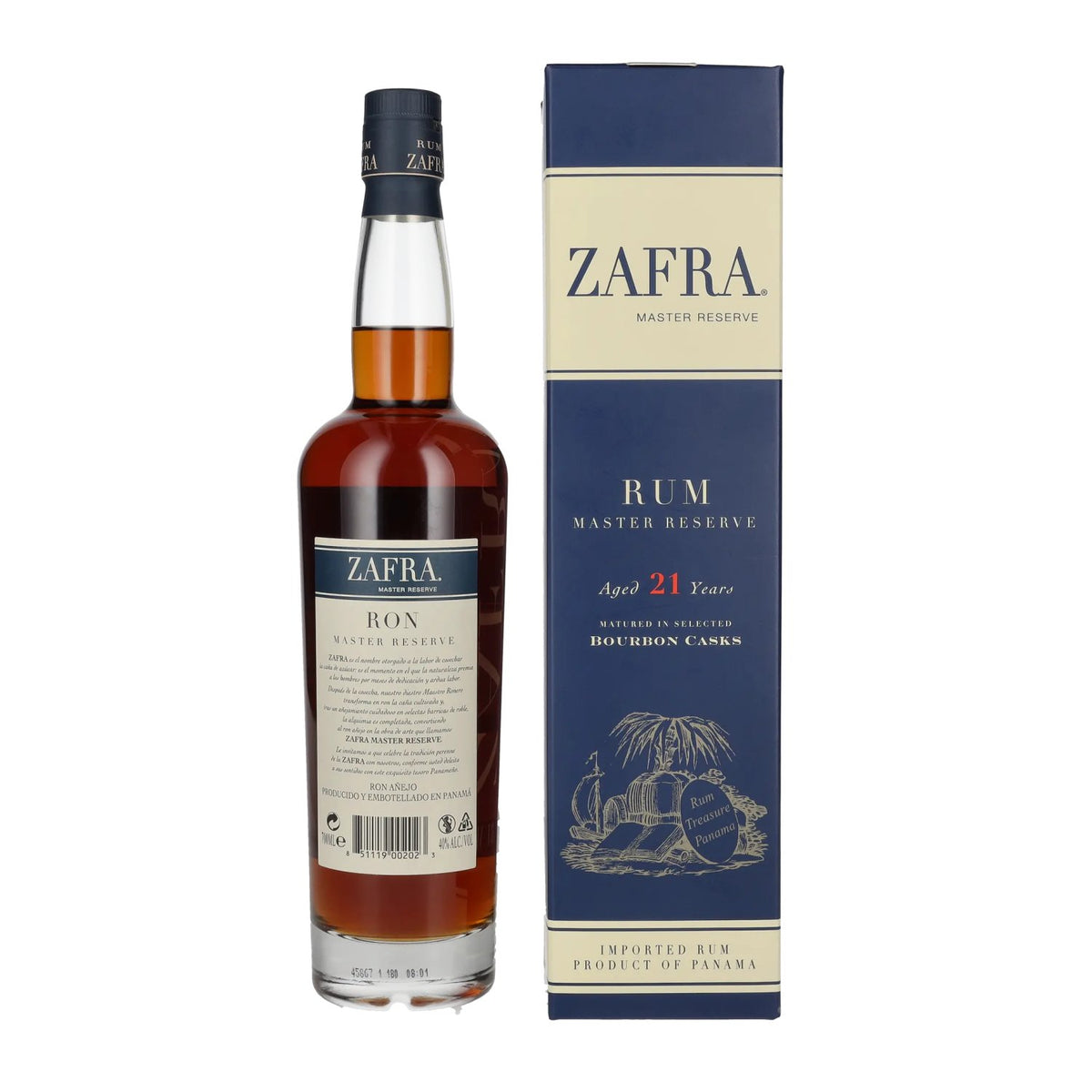 Zafra Añejo 21 Años Ron Master Reserve 40% Vol. 0,7l in Geschenkbox