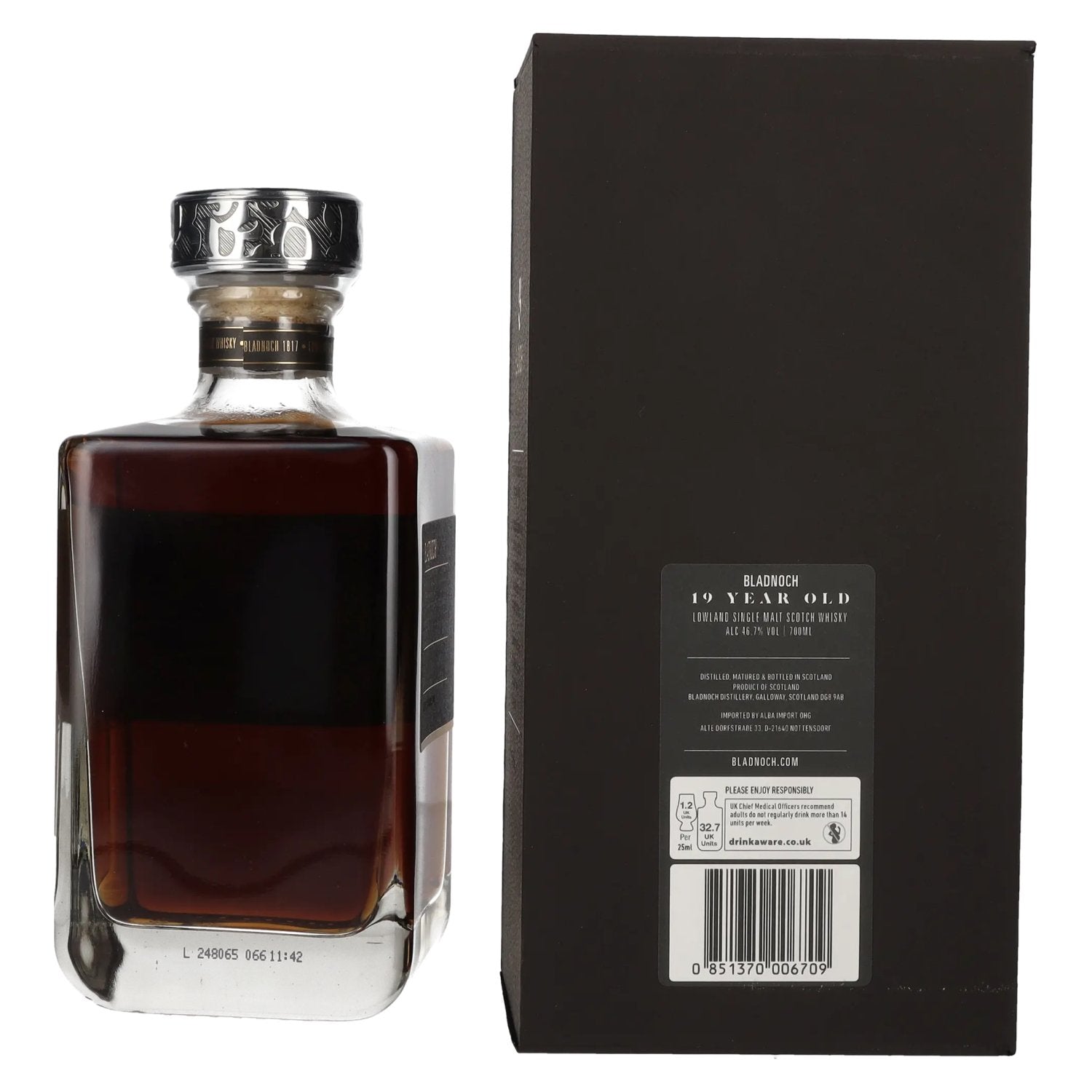 Bladnoch 19 Years Old Lowland Single Malt Annual Release 46,7% vol. 0,7l en coffret cadeau