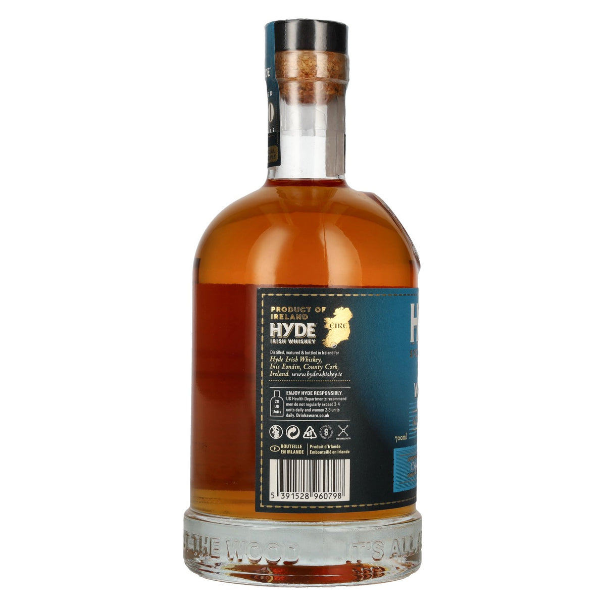 Hyde 10 Years Old SHERRY CASK Single Malt Ierse whisky 43% vol. 0,7 l