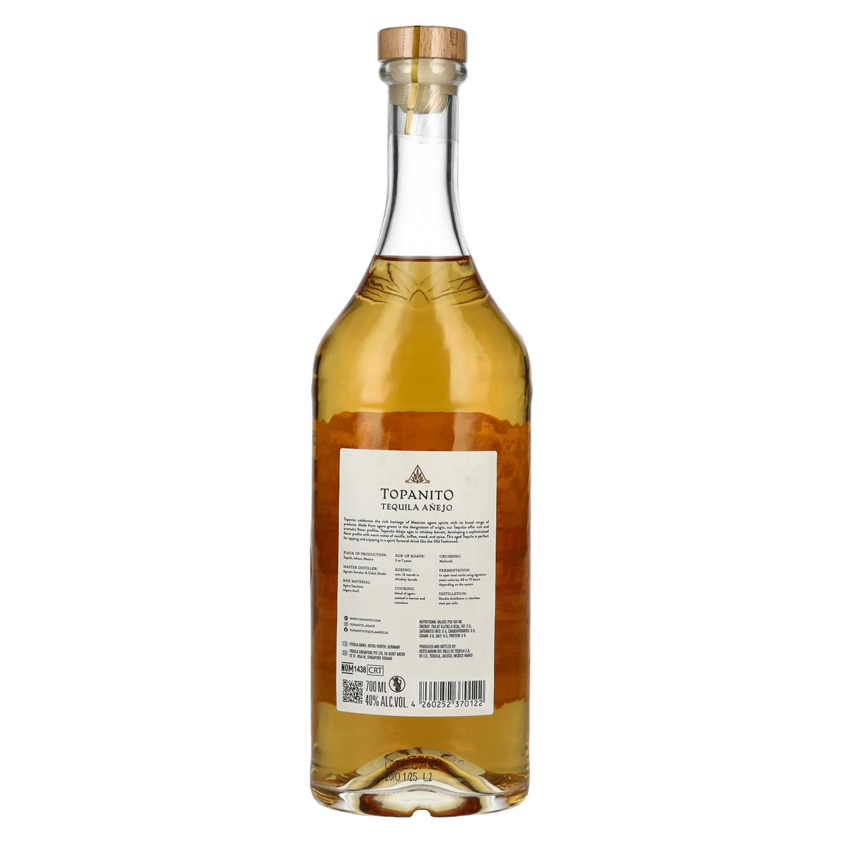 Topanito Añejo Tequila 100% Agave Azul 40% vol. 0,7 l