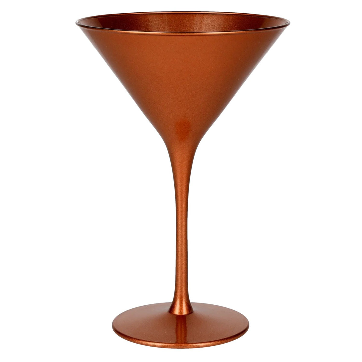 Verre à martini Stölzle Lausitz, couleur bronze, sans graduation