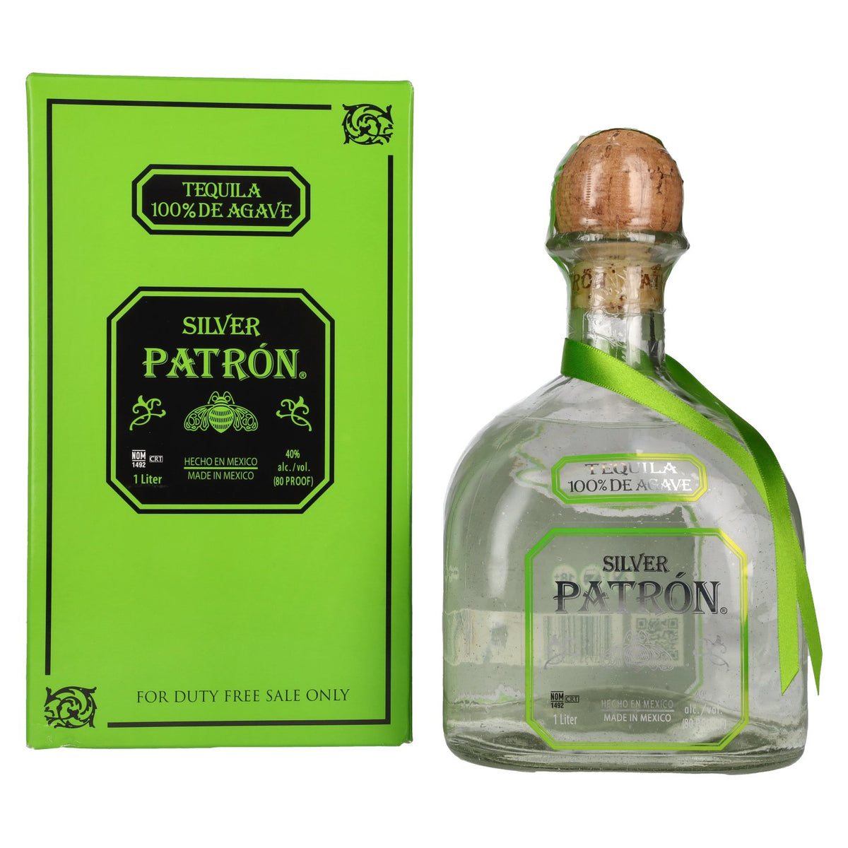 Patrón Tequila Silver 40% Vol. 1l in Geschenkbox