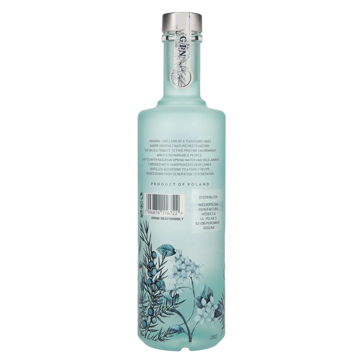 Gin Masuria Roots 43 % vol. 0,7 l