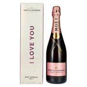 Moët &amp; Chandon Champagne ROSÉ IMPÉRIAL Brut I Love You Edition 12% vol. 0,75 l in geschenkverpakking