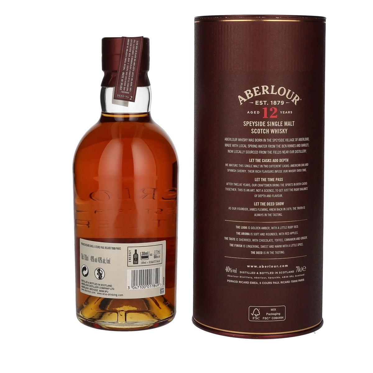 Aberlour 12 Years Old DOUBLE CASK MATURED 40% Vol. 0,7l in Geschenkbox