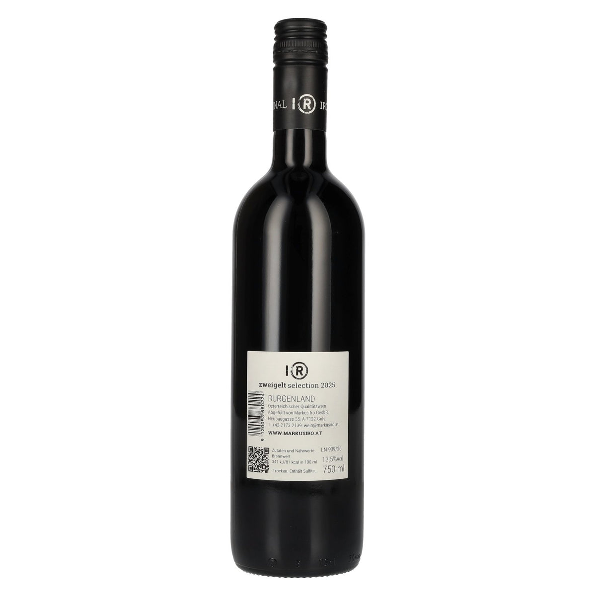 IRO Zweigelt Selection 2025 13,5% Vol. 0,75l
