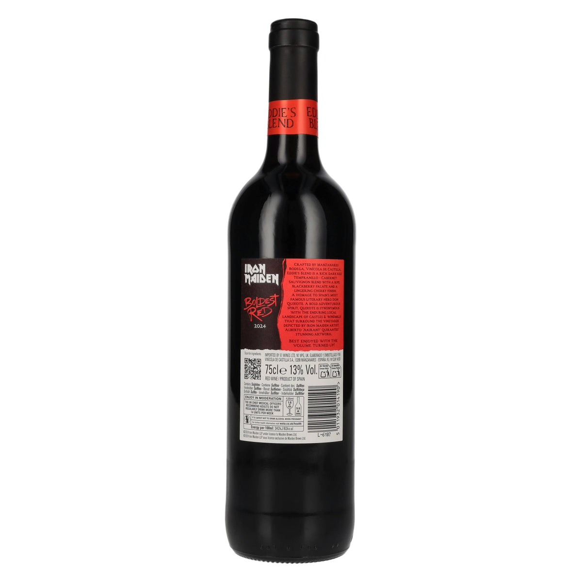 Iron Maiden Boldest Red Eddie's Blend Manzanares 2024 13% Vol. 0,75l
