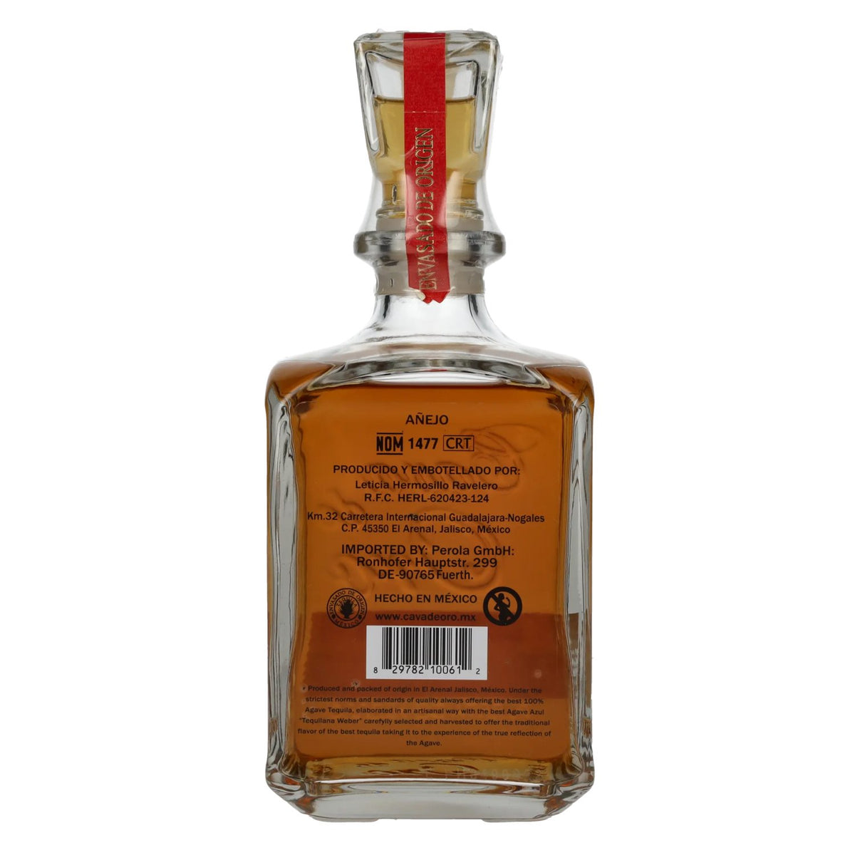 Gran Cava de Oro Tequila AÑEJO 100% Blue Agave 40% vol. 0.7 l