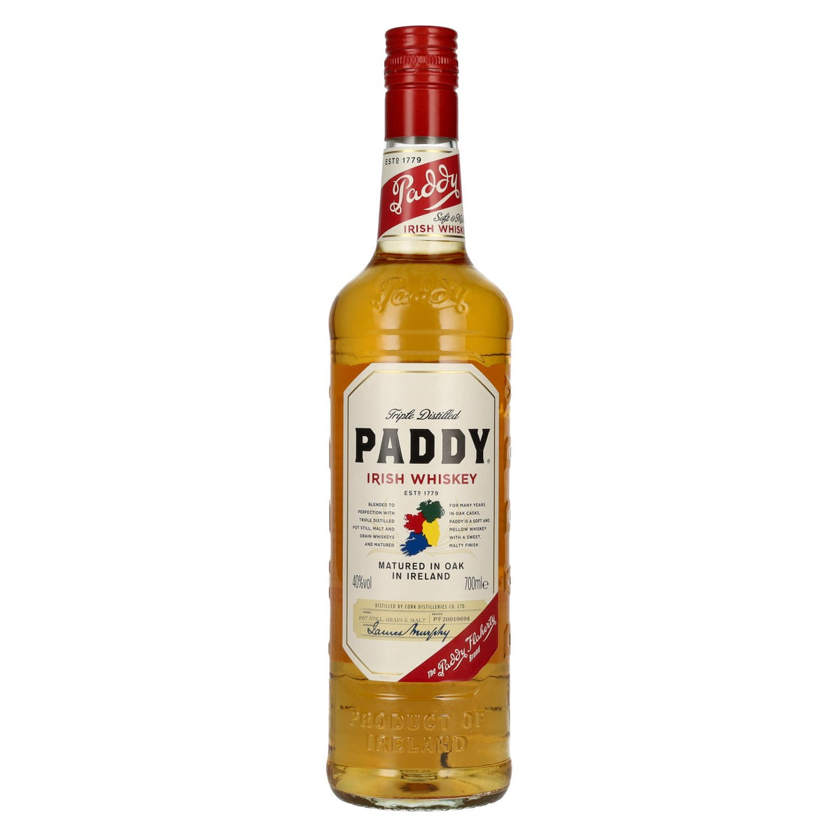 Paddy Irish Whiskey 40% vol. 0,7 l