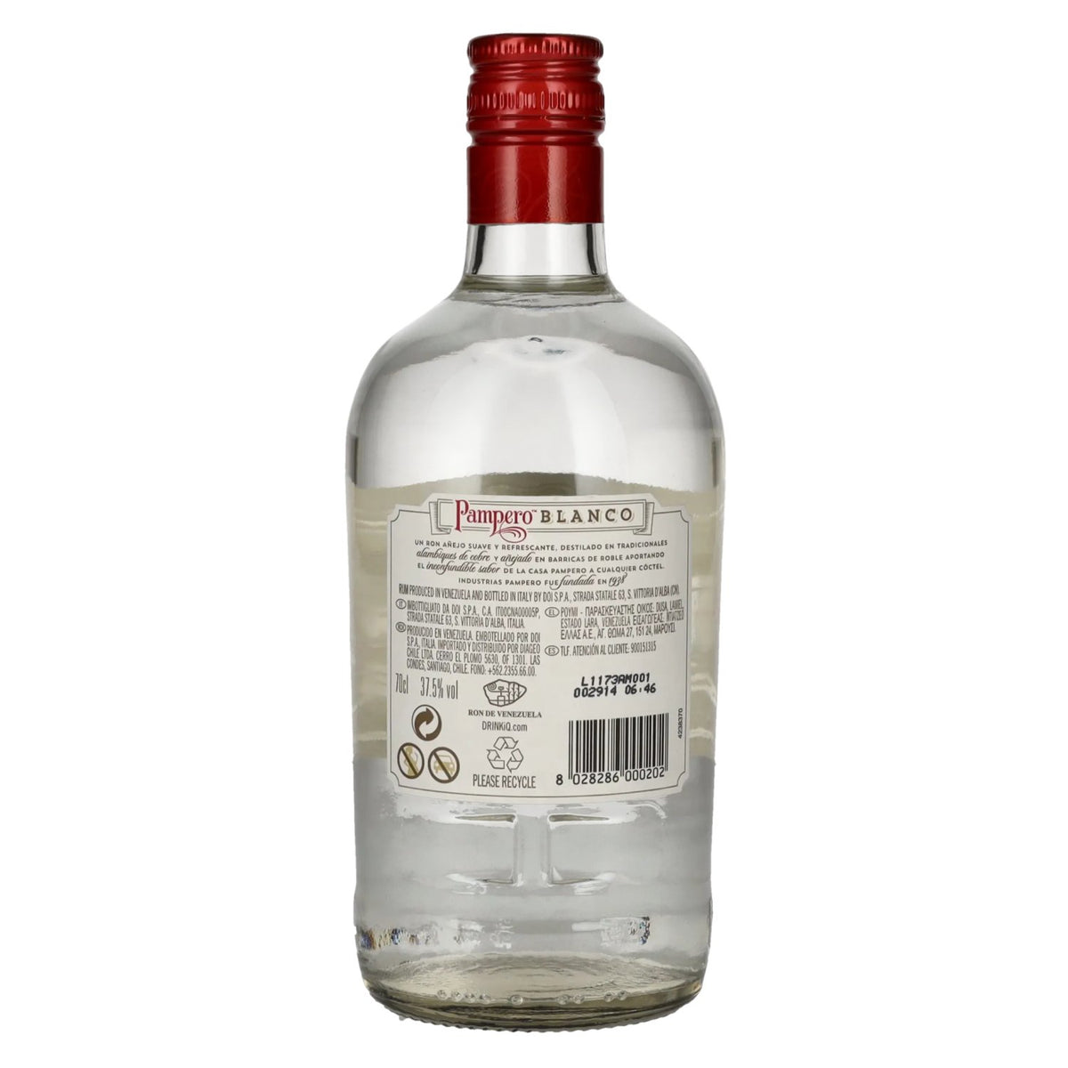 Pampero Añejo BLANCO 37,5% Vol. 0,7l