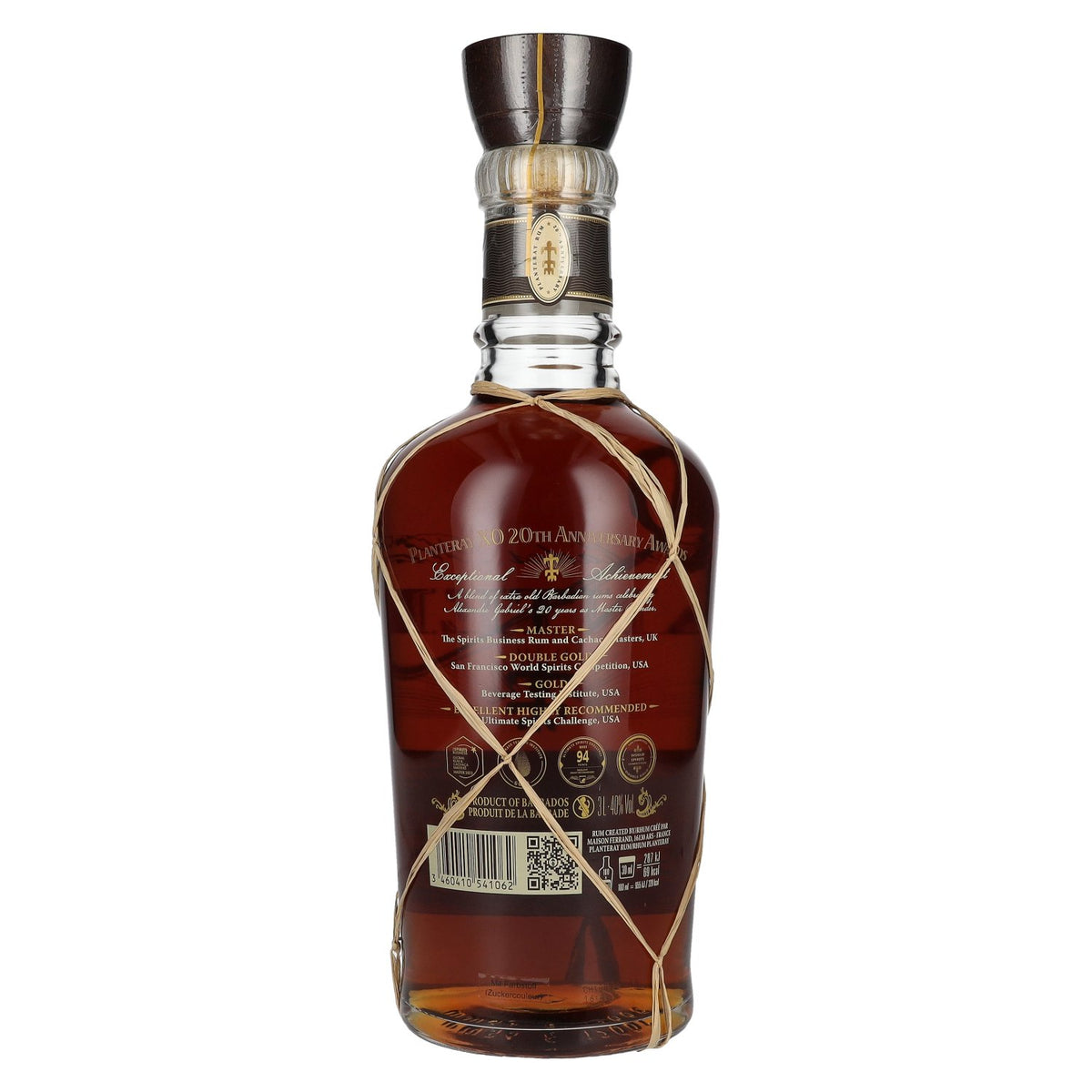 Planteray Rum EXTRA OLD 20th Anniversary 40% ABV 3l