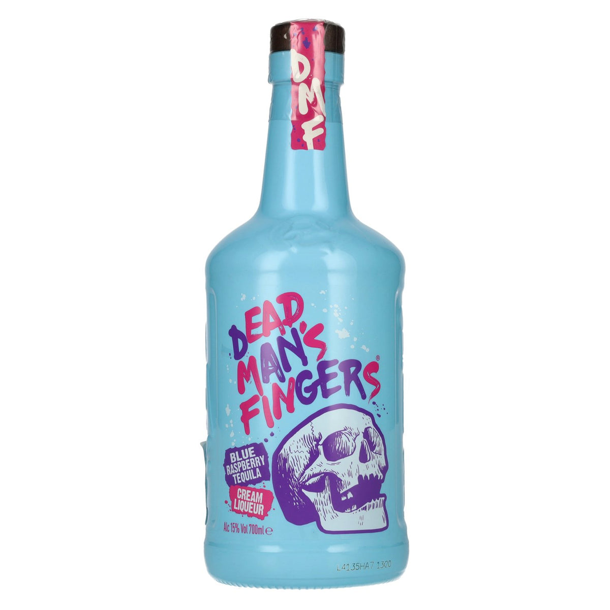 Liqueur de tequila à la crème « Dead Man's Fingers » à la framboise bleue, 15 % vol., 0,7 l
