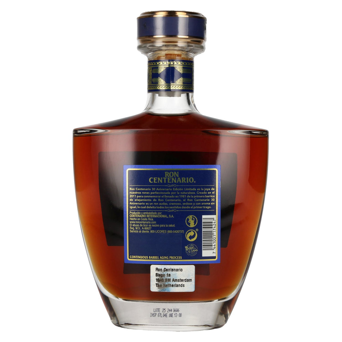 Ron Centenario ÉDITION LIMITÉE 30e anniversaire Rhum 40 % vol. 0,7 l