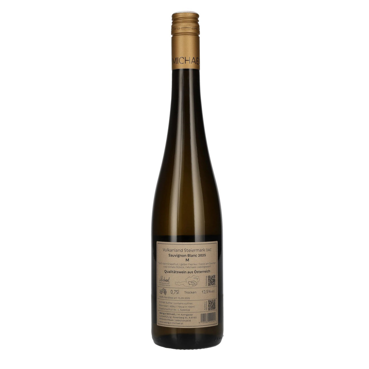 MICHAEL Sauvignon Blanc M Vulkanland Steiermark DAC 2025 12,5 % vol. 0,75 l