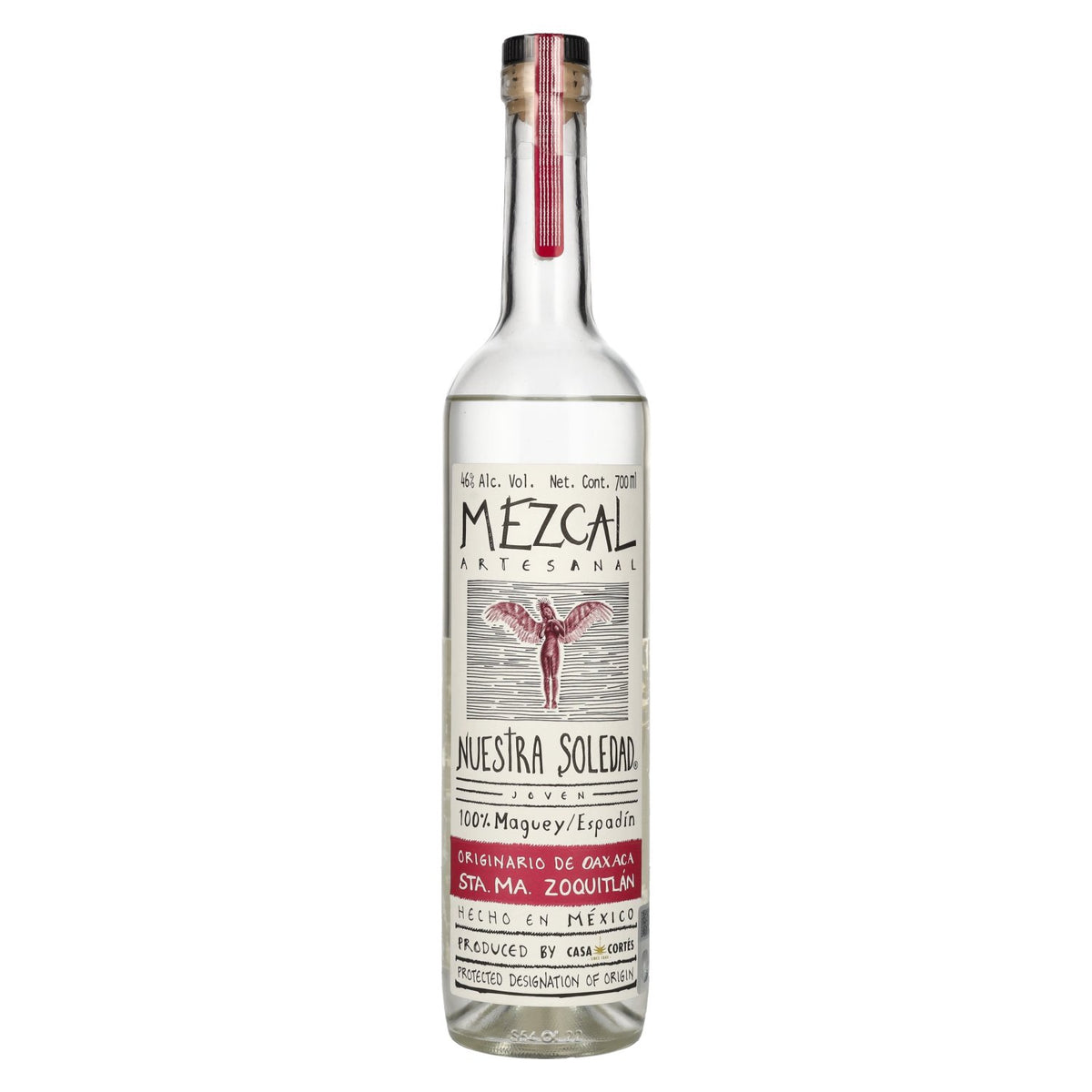 Nuestra Soledad Mezcal Joven STA. MA. ZOQUITLÁN 46% vol. 0,7 l
