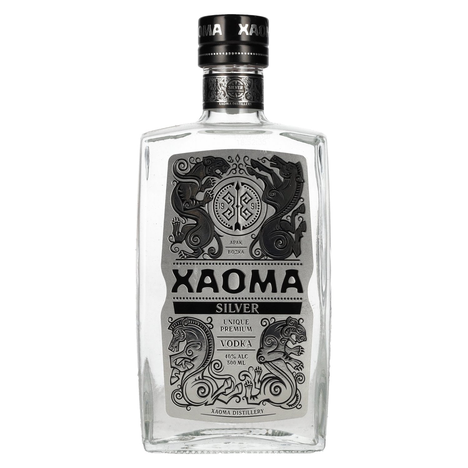 Xaoma Silver Premium Vodka 40% Vol. 0,5l