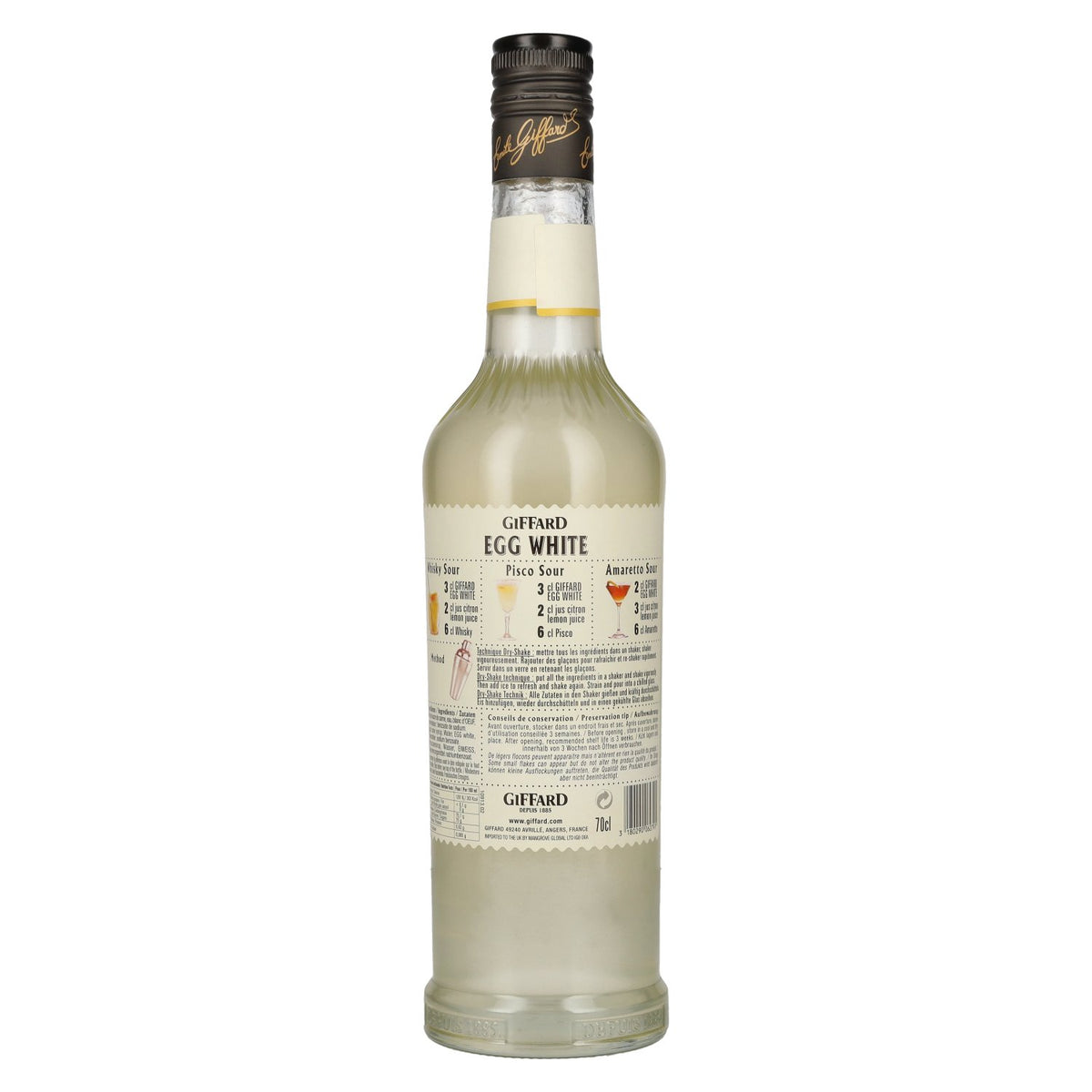 Giffard Egger Wit Sirop 0,7l