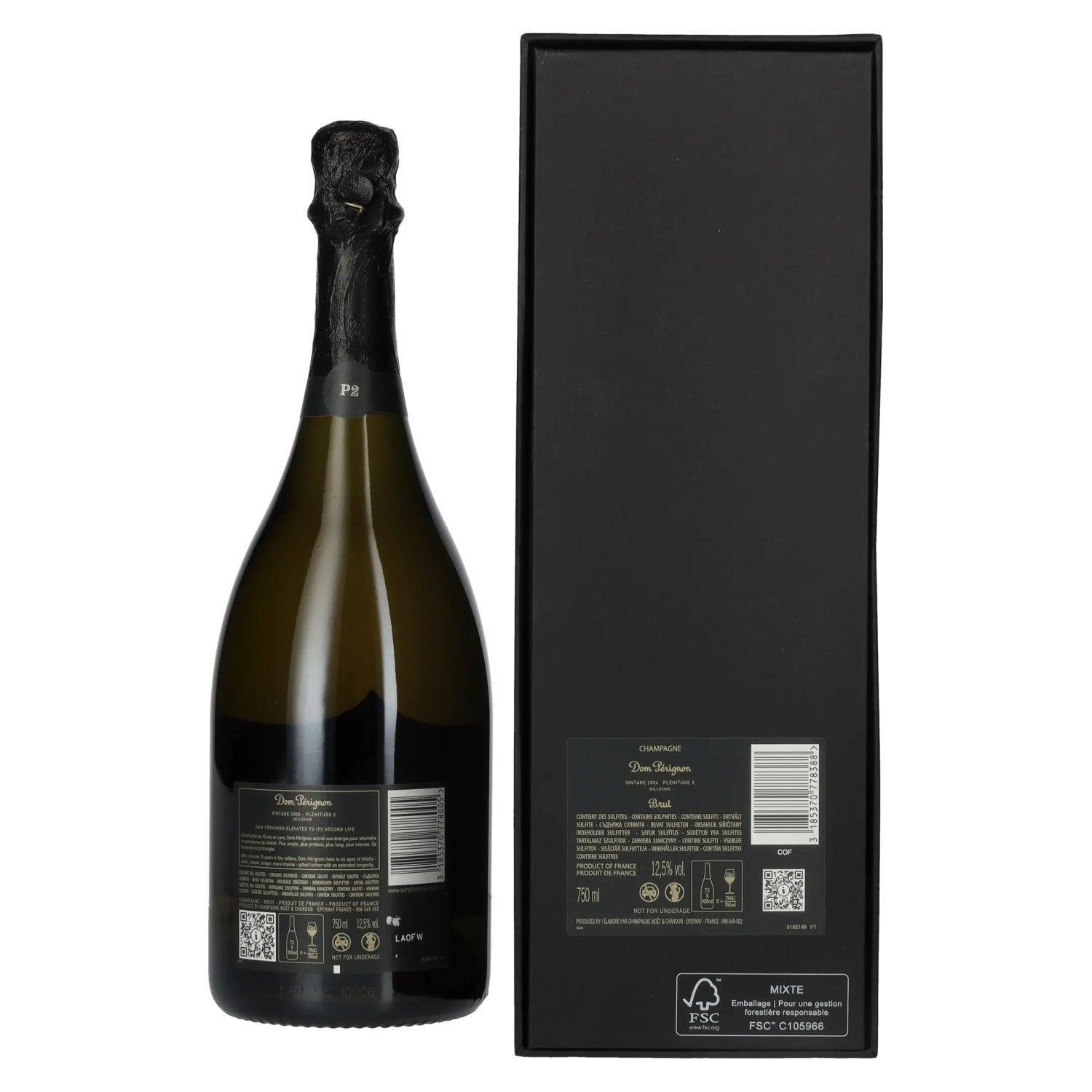Dom Pérignon Champagne Plénitude 2 Vintage 2006 12,5% Vol. 0,75l in gift box