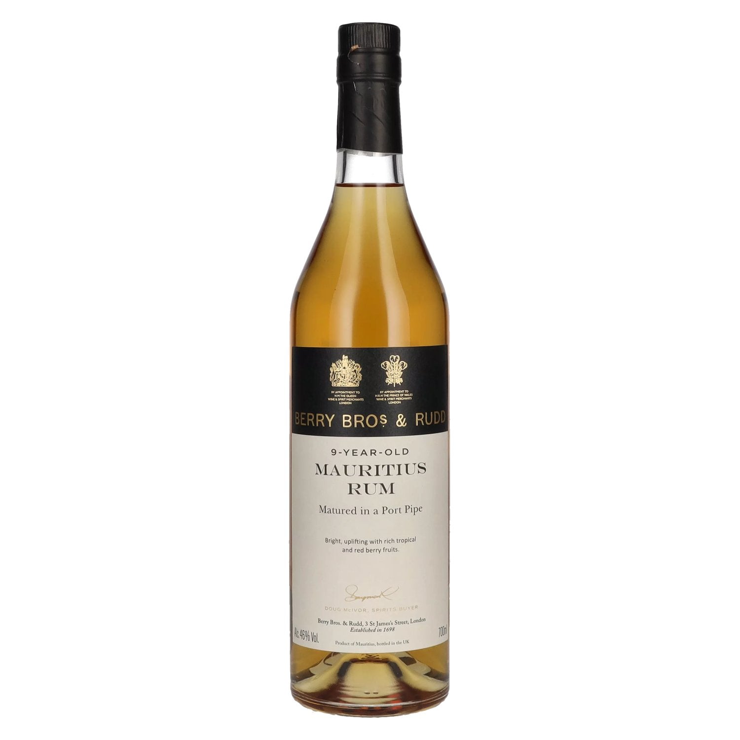Berry Bros. &amp; Rudd MAURITIUS 9 Years Old Rum 46% Vol. 0,7l