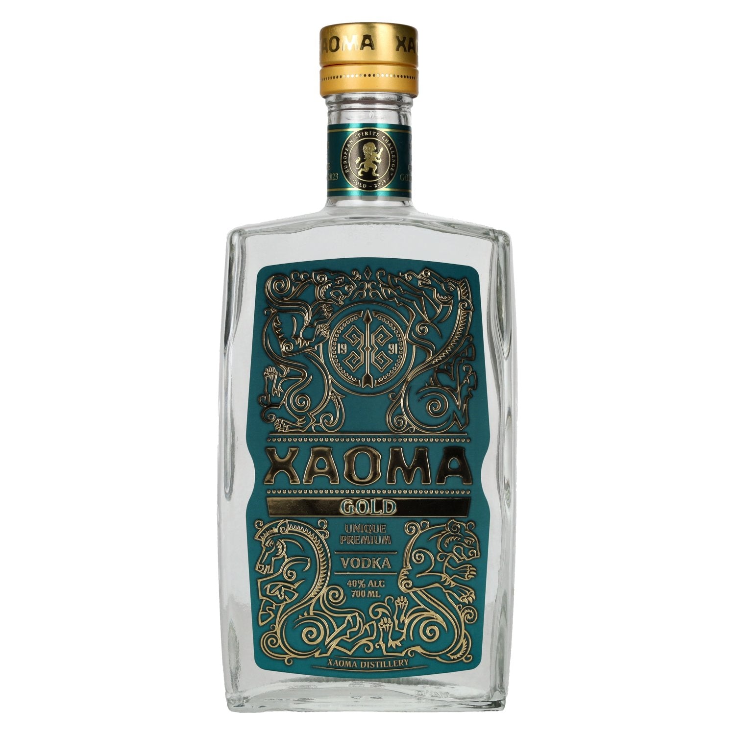 XAOMA Gold Unique Premium Wodka 40% Vol. 0,7l