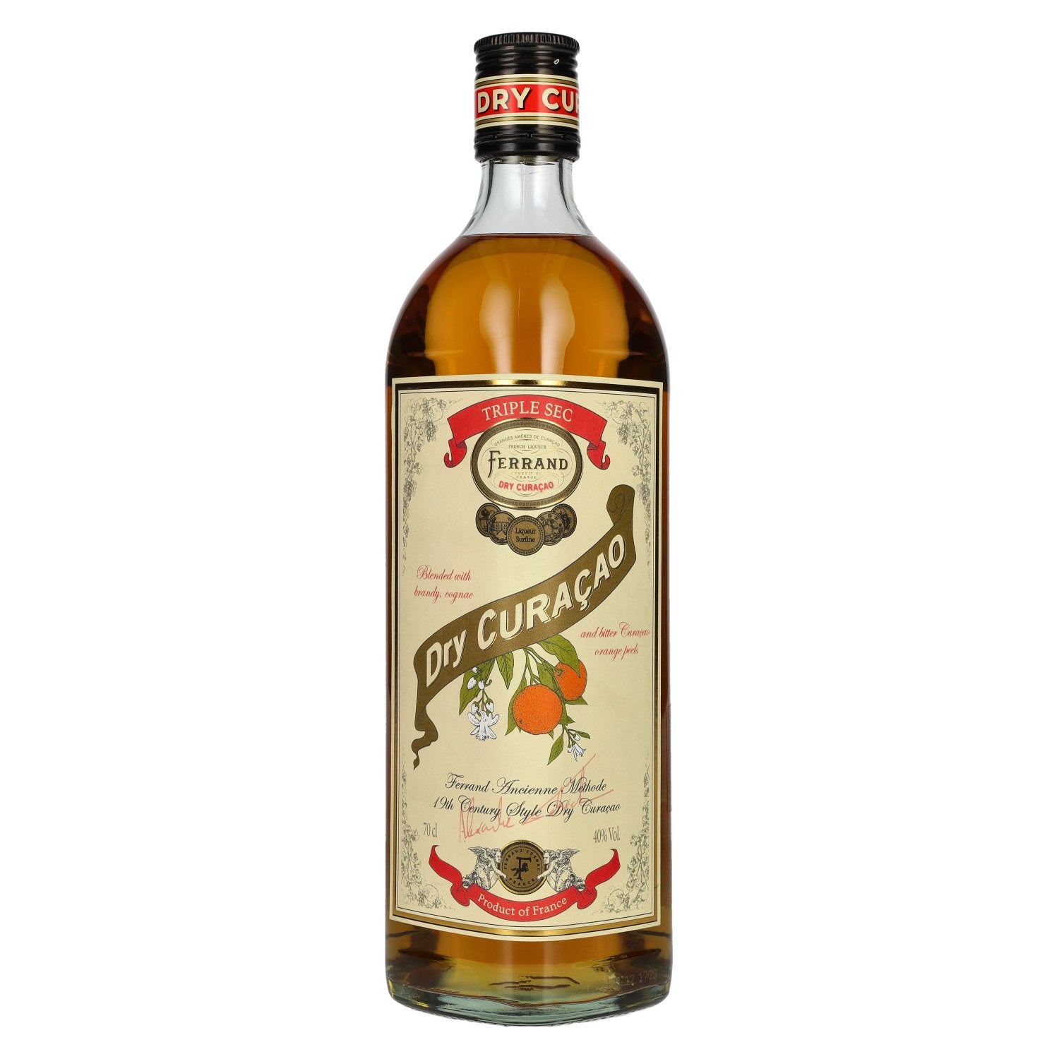 Pierre Ferrand Triple Sec Curaçao sec 40 % vol. 0,7 l