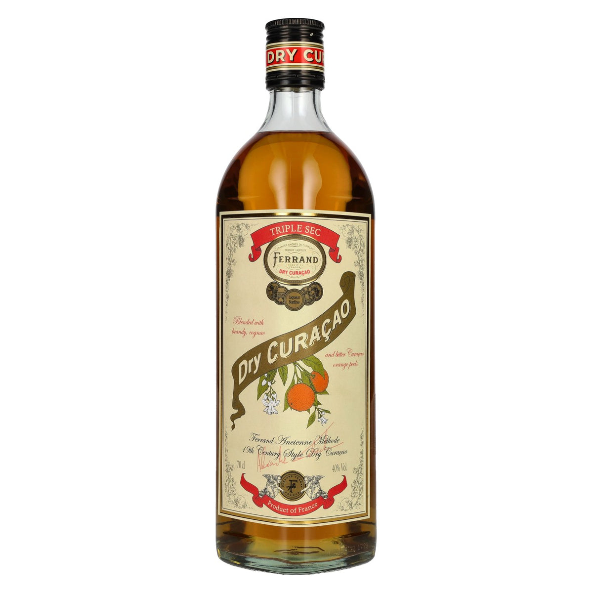 Pierre Ferrand Triple Sec Curaçao sec 40 % vol. 0,7 l