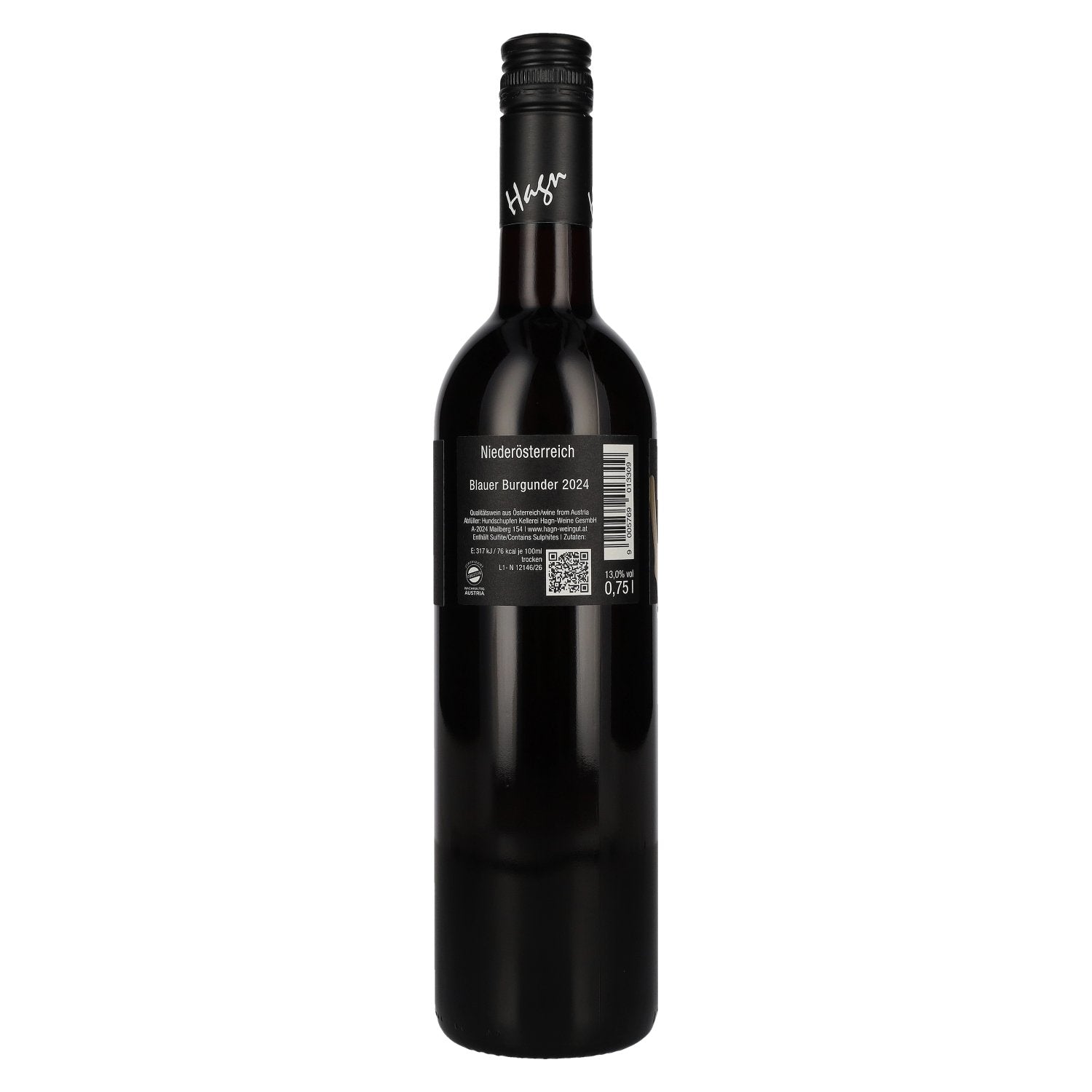 Hagn Blauer Burgunder 2024 13% Vol. 0,75l