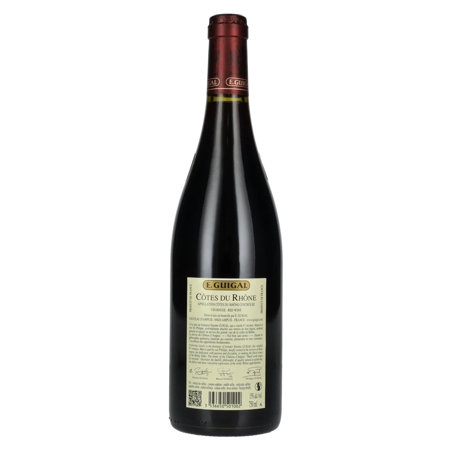 E. Guigal Côtes du Rhône AC 2022 15% Vol. 0,75l