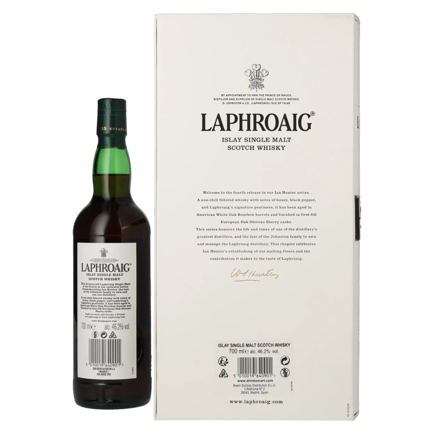 Laphroaig 34 Years Old The Ian Hunter Story Book 4 : Malt Master 46,2% Vol. 0,7l en boîte cadeau