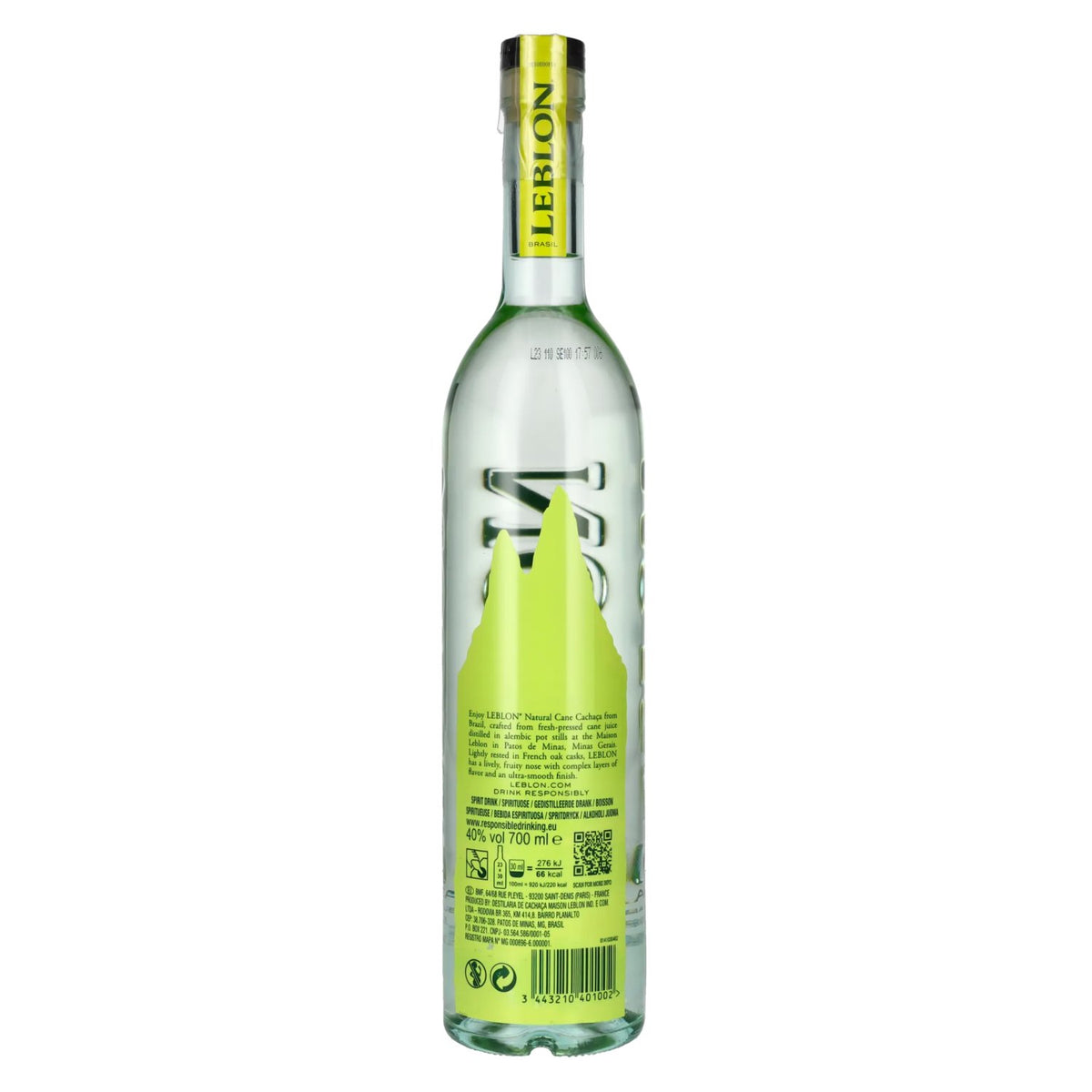 Leblon Cachaça Fina de Alambique 40% vol. 0.7 l