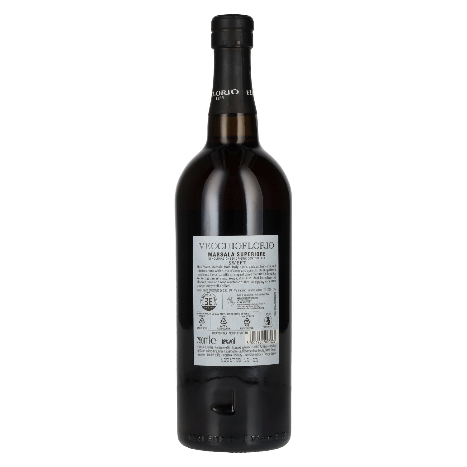 Cantine Florio VECCHIOFLORIO Marsala Superiore Zoet 2020 18% Vol. 0,75l
