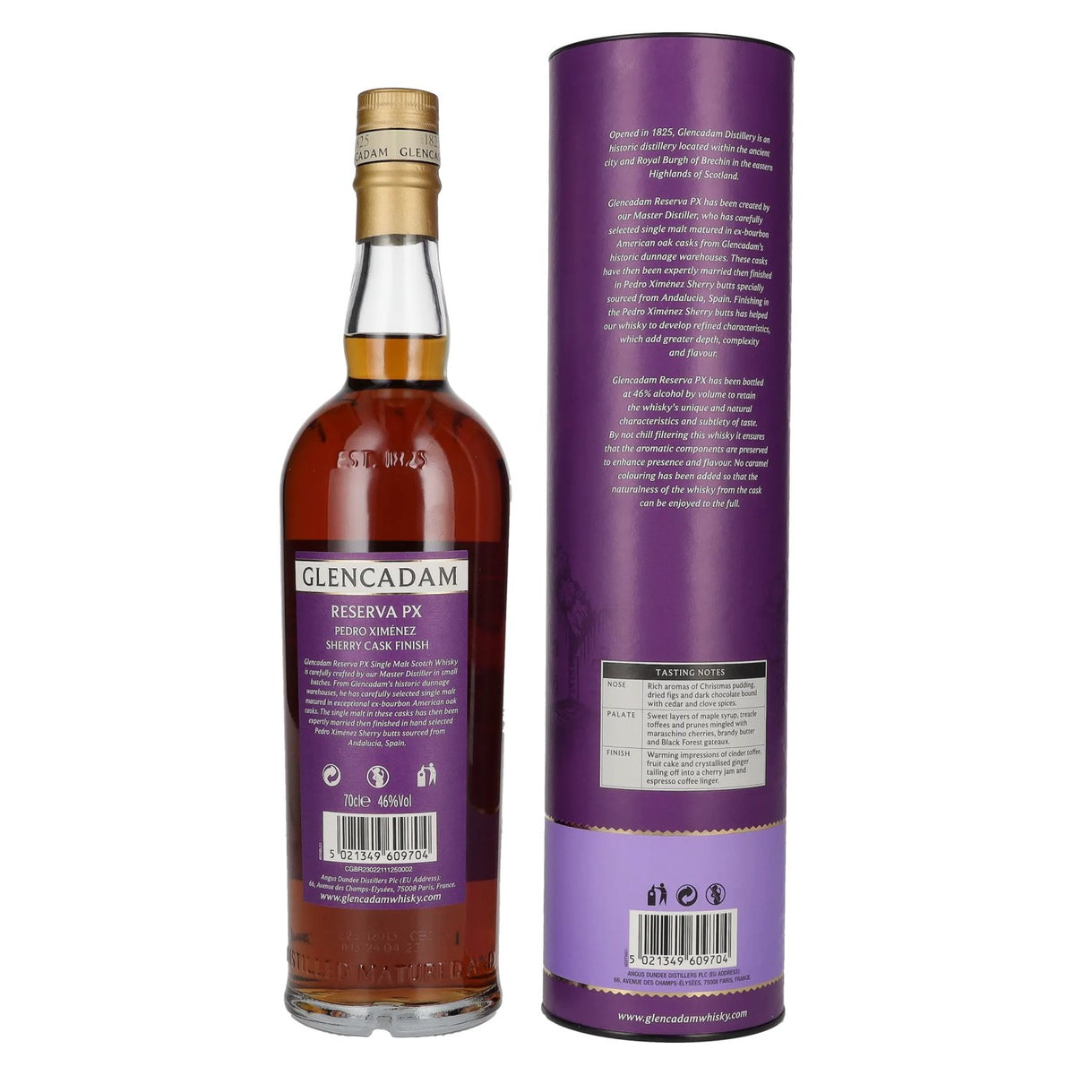 Glencadam RESERVA PX Small Batch 46% Vol. 0,7l in Geschenkbox