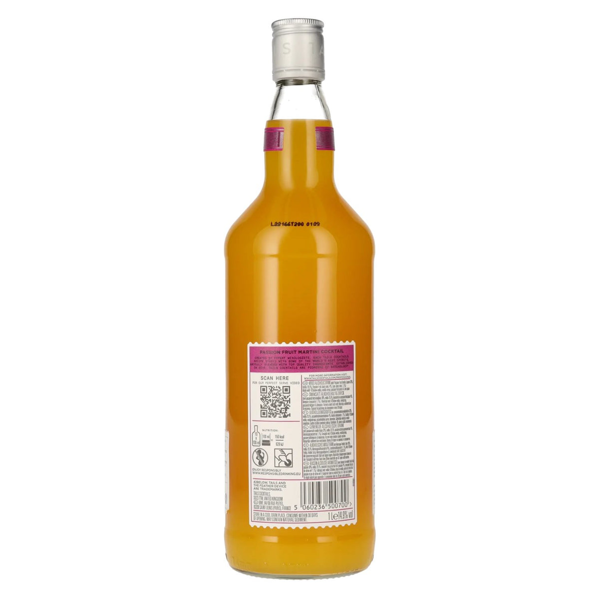 Tails Cocktails Professional Passion Fruit Martini 14,9% vol. 1 l