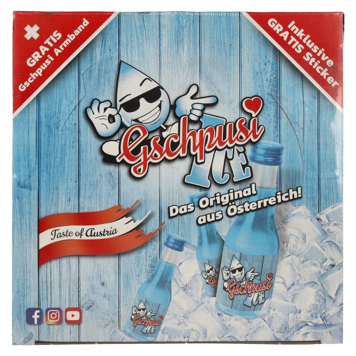 Gschpusi Ice 20% vol. 25 x 0,02 l met sticker