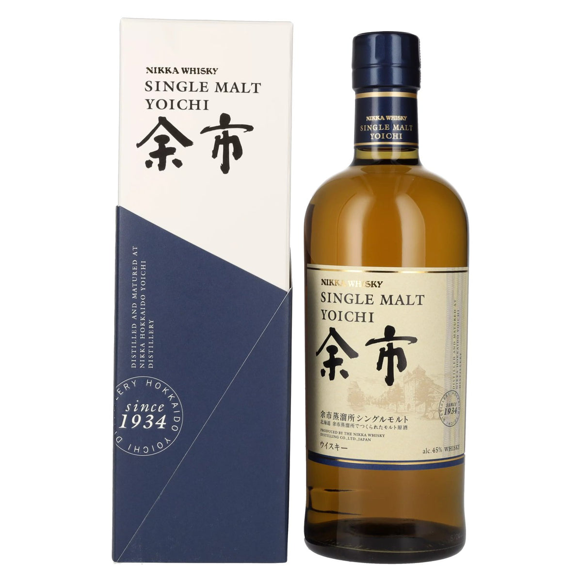 Nikka Yoichi Single Malt Whisky 45% ABV, 0.7 litres, in a gift box