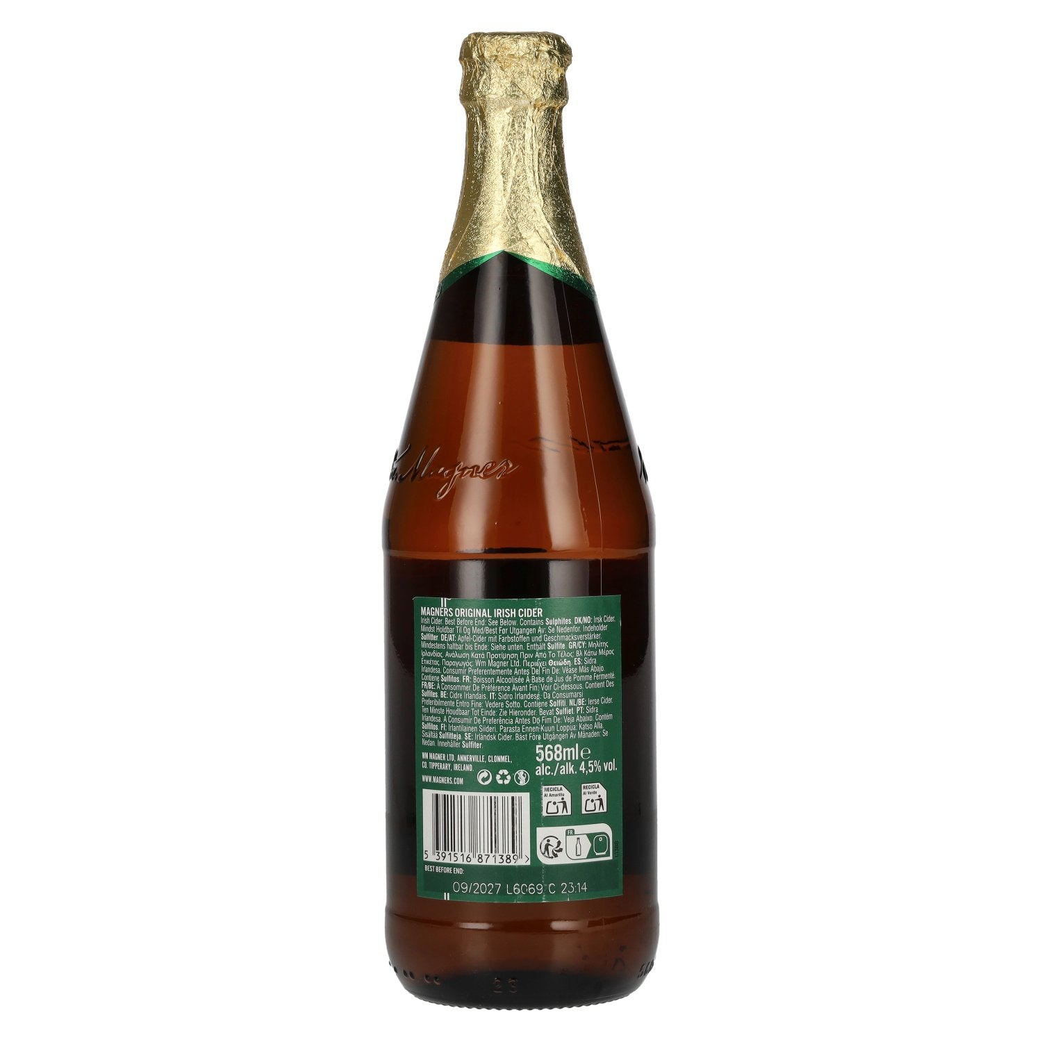 Magners Irish Cider ORIGINAL 4,5% Vol. 12x0,568l