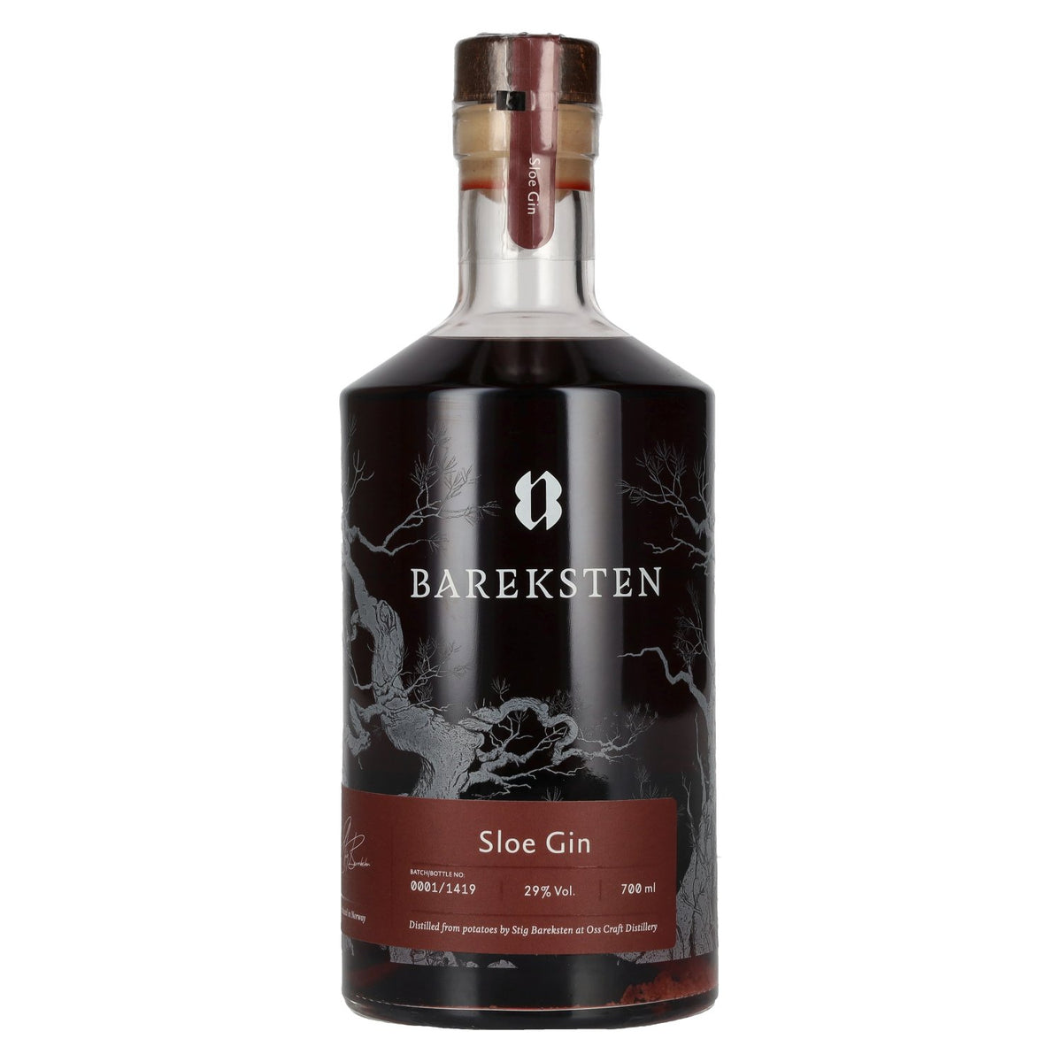 Bareksten Sloe Gin 29% vol. 0,7l