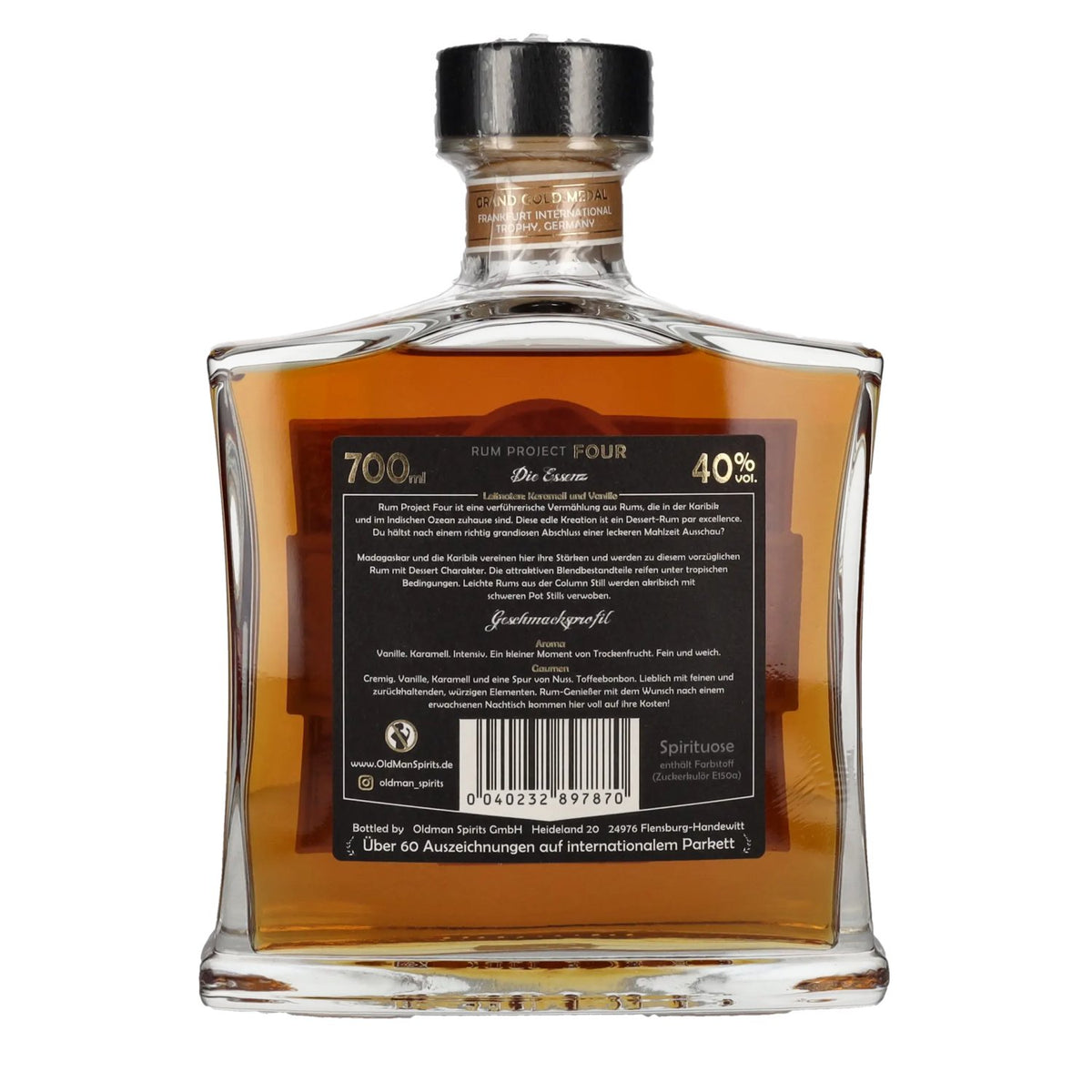 Old Man Rum Project FOUR Vanilla Cane 40% vol. 0.7 l