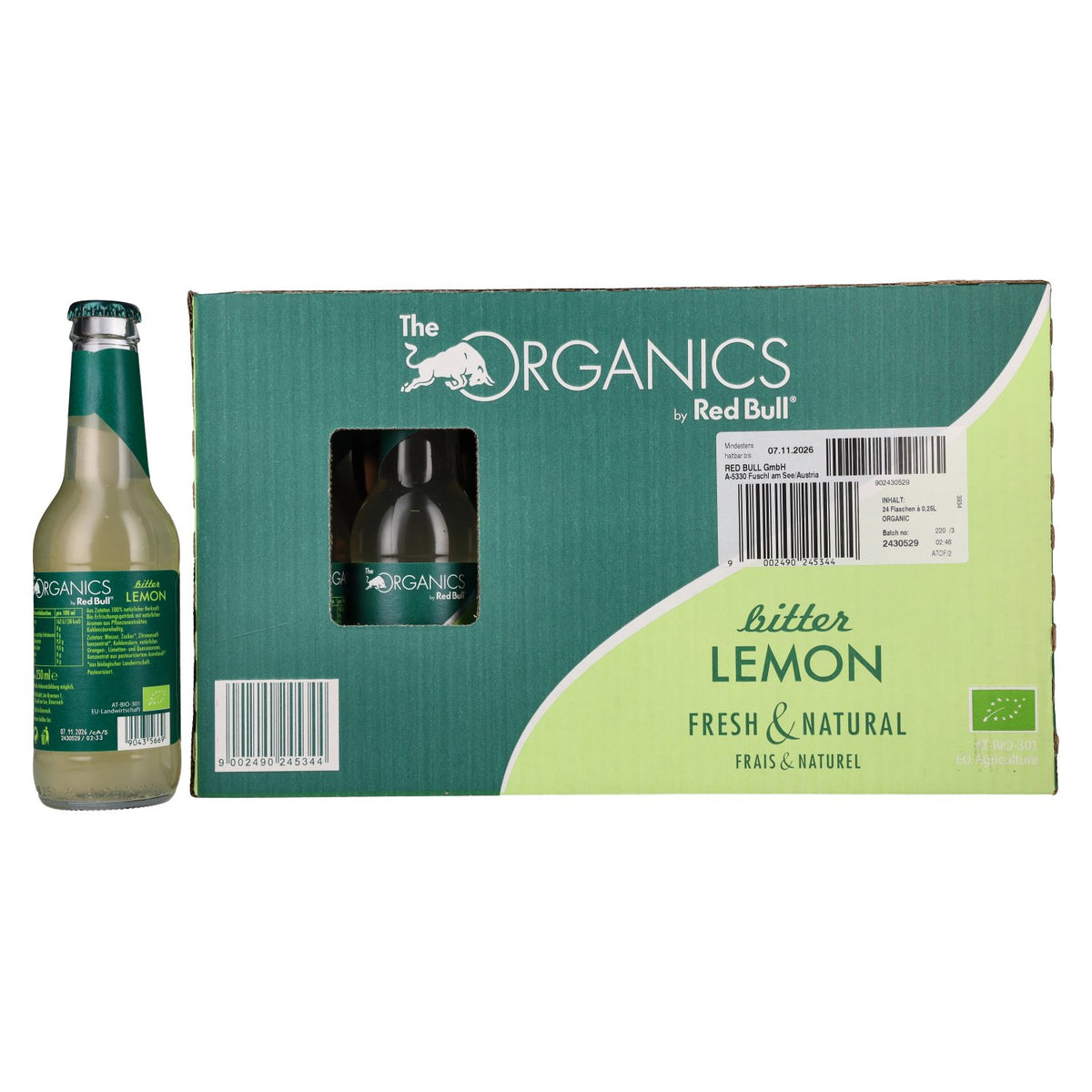 Red Bull Organics by Red Bull Bitter LEMON 24x0,25l
