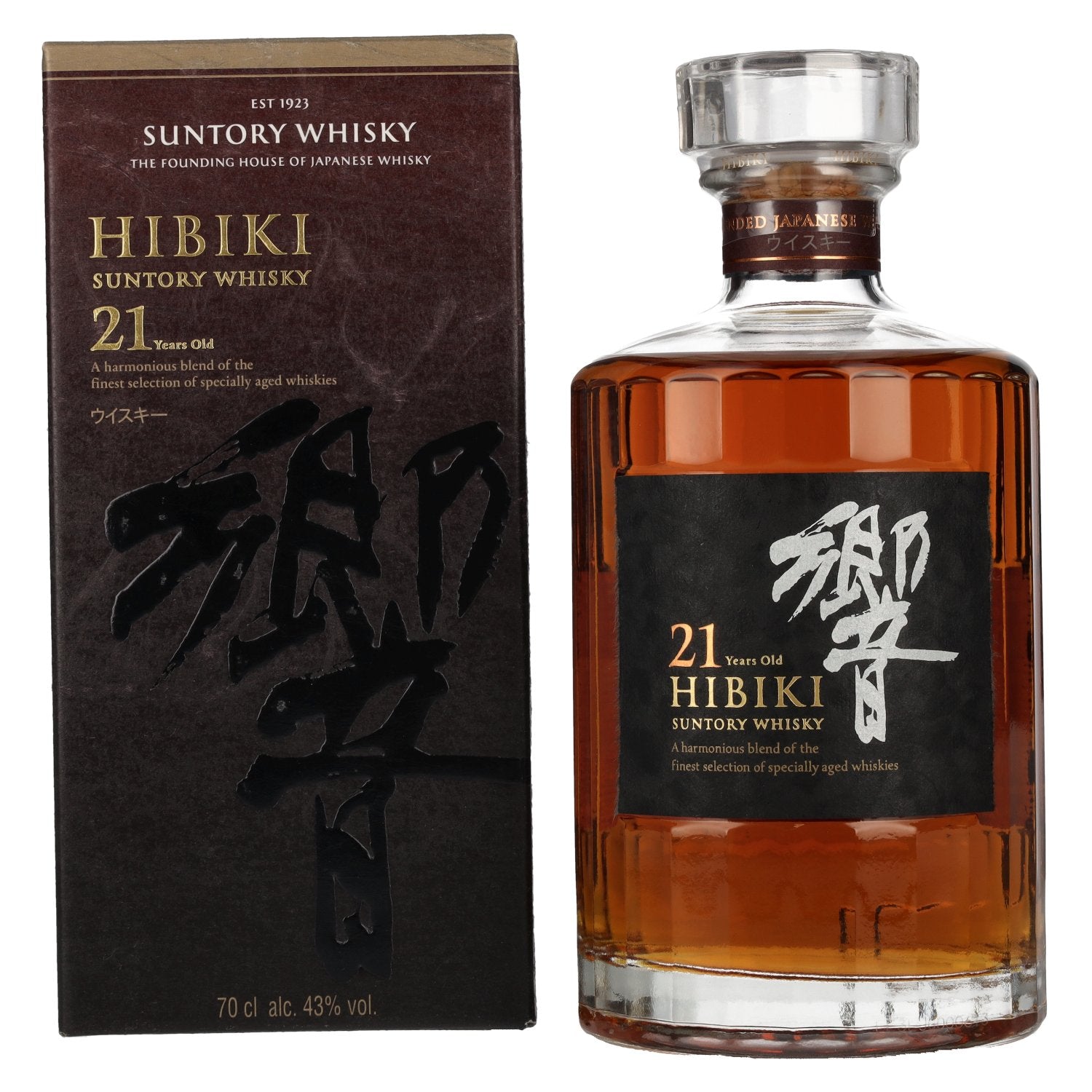 Suntory Hibiki 21 Years Old Blended Japanese Whisky 43% Vol. 0,7l in Geschenkbox