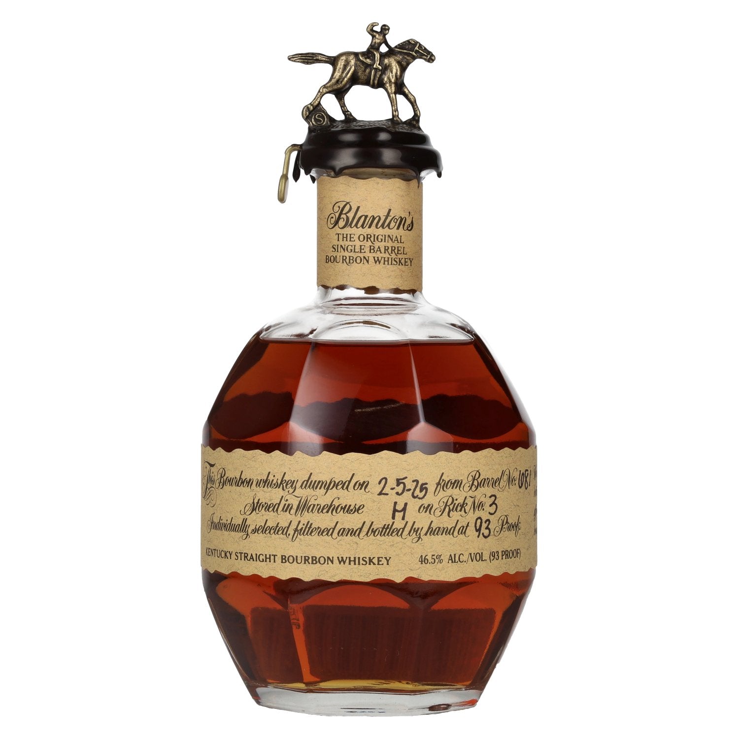 Blanton's The Original Single Barrel Bourbon Whiskey 46,5% Vol. 0,7l