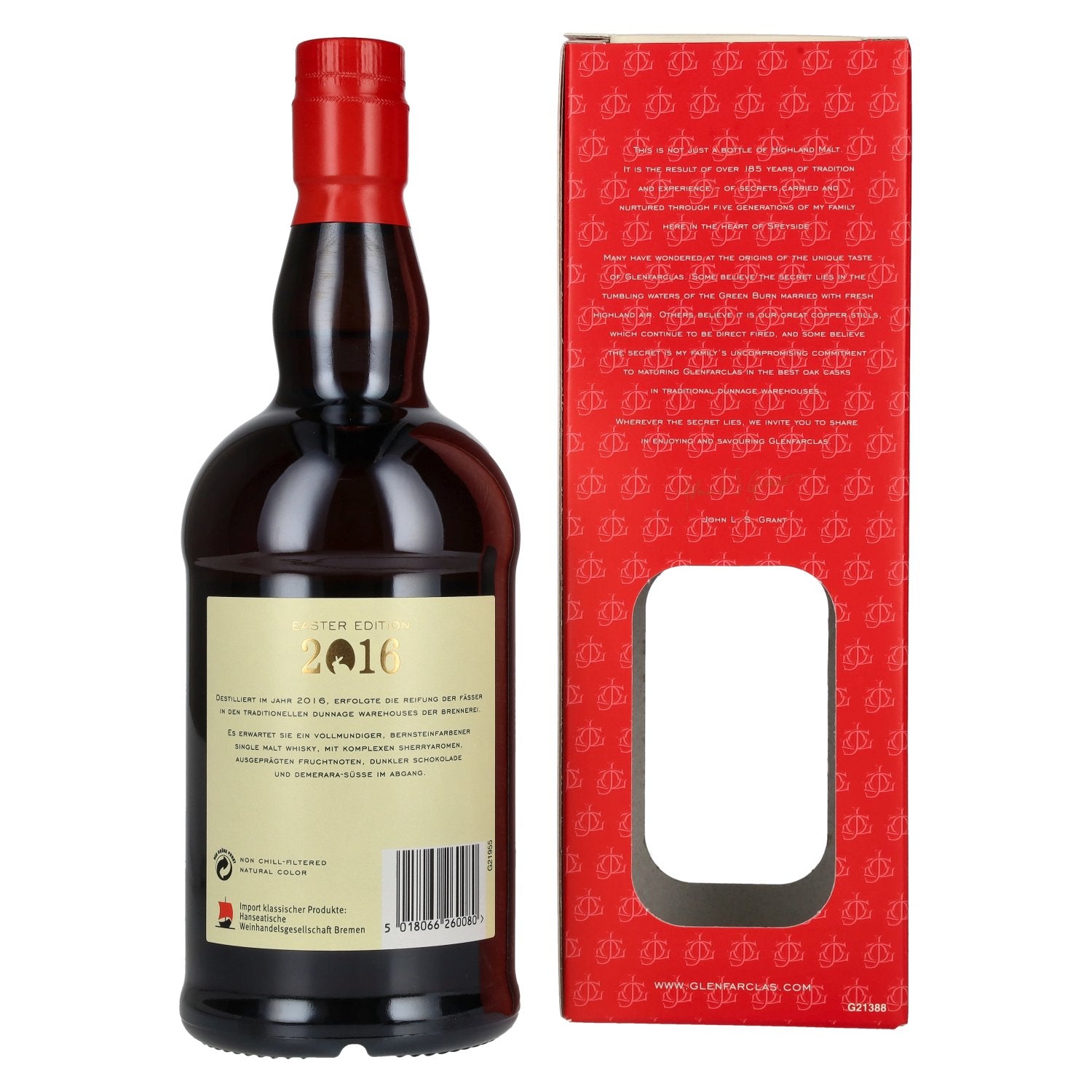 Glenfarclas EASTER EDITION Highland Single Malt Scotch Whisky 2016 46% Vol. 0,7l in gift box