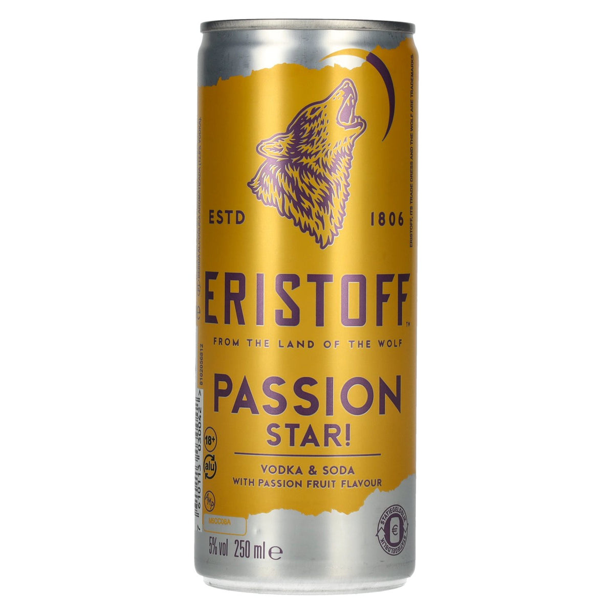 Eristoff Passion Star 5% Vol. 0,25l Dose Pfand
