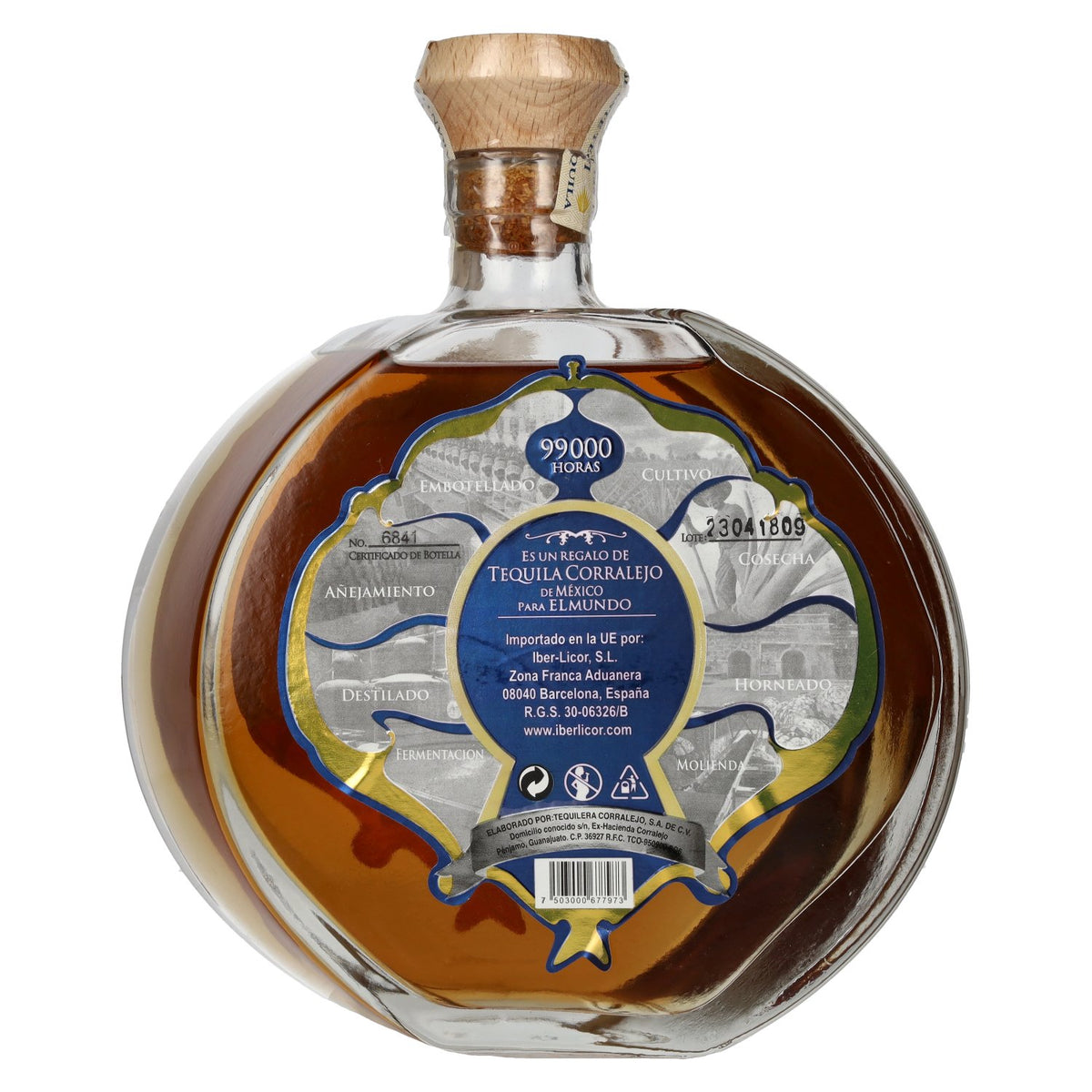 Corralejo Tequila 99 000 HORAS AÑEJO 100 % d'agave 38 % vol. 0,7 l