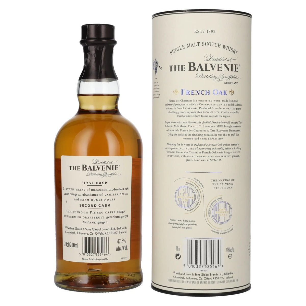 Balvenie 16 Years Old French Oak 47.6% vol. 0.7 l in a gift box