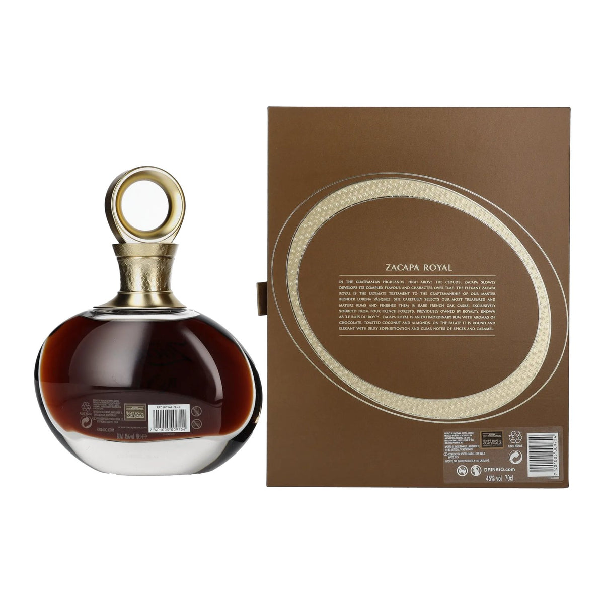 Ron Zacapa Centenario ROYAL Solera Gran Reserva Especial 45% vol. 0.7 l in a gift box