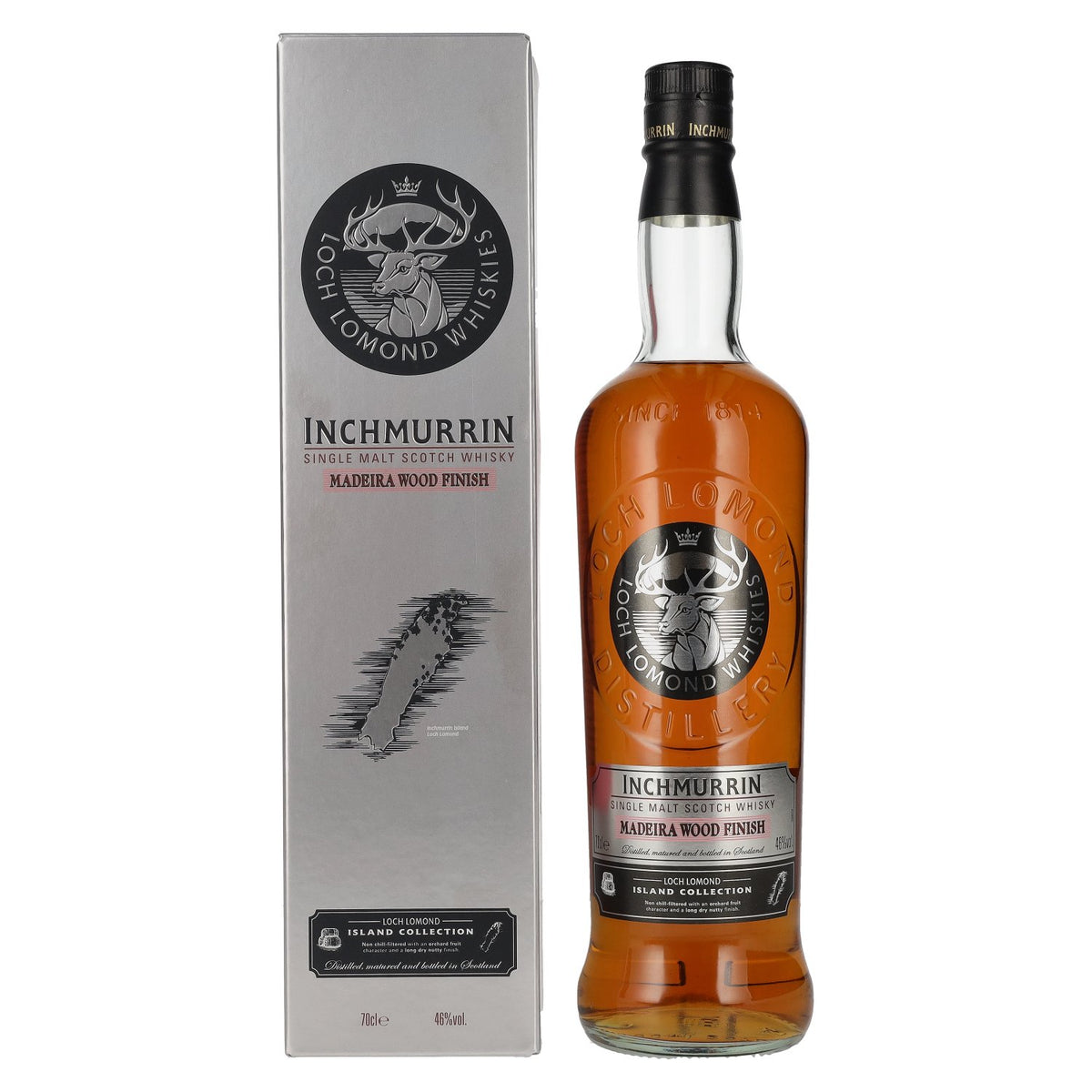 Loch Lomond Inchmurrin Madeira Wood Finish 46% vol. 0,7 l in geschenkverpakking